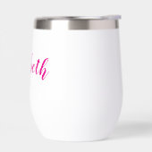 Elegante  naam Stemless Wine Glass (Links)