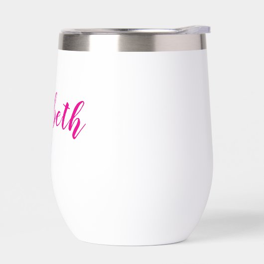 Elegante  naam Stemless Wine Glass (Links)