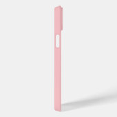 Elegante naammonogram | Lichtroze Case-Mate iPhone Case (Achterkant / Rechts)