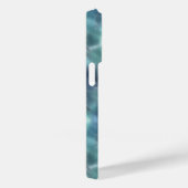 Elegante Naamse Glans Blauw Case-Mate iPhone Case (Achterkant / Rechts)