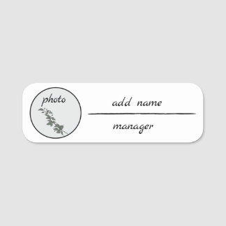 Elegante naamtag met eigen naam – ontwerp voor eve naamplaatje