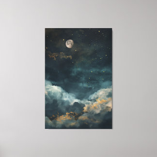 Elegante Nacht Canvas Afdruk