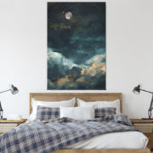 Elegante Nacht Canvas Afdruk (Insitu (Slaapkamer))