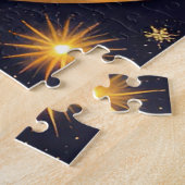 Elegante Nacht Uil Illustratie Legpuzzel (Zijkant)