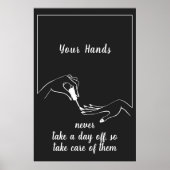 Elegante Nagelsalon Muur Kunst Poster (Voorkant)