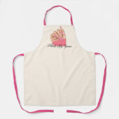 Elegante Nail Artist Manicurist Uniform Personeel Schort (Voorkant)