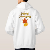 elegante  najaarsThanksgiving Hoodie (Achterkant)