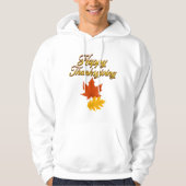elegante  najaarsThanksgiving Hoodie (Voorkant)