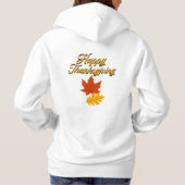 elegante  najaarsThanksgiving Hoodie (Achterkant)