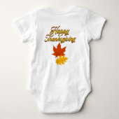 elegante  najaarsThanksgiving Romper (Achterkant)