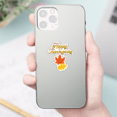 elegante  najaarsThanksgiving Sticker (Telefoon)