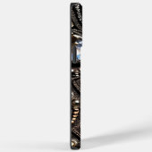 Elegante namaak leer abstract minimalistisch Case-Mate iPhone case (Achterkant / Rechts)