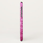 Elegante namaak roze glitters luxe Case-Mate iPhone case (Achterkant/links)