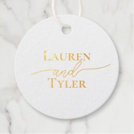 Elegante namen Monogrammed bruiloft uitnodigingen Bedankjes Labels