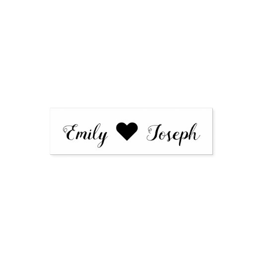 Elegante Namen Zelfinktende Stempel (Design)