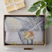 Elegante narcissen bloemen tissuepapier (Geschenk)