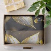 Elegante narcissen met gouden accenten, Pasen Tissuepapier (Geschenk)