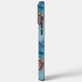 Elegante Natuur Boho Marble Butterfly iPhone Case-Mate iPhone Case (Achterkant / Links)