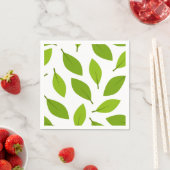 Elegante natuur groene bladeren servet (Insitu)