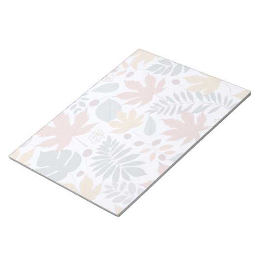 Elegante Natuur herfstbladeren Notitieblok (Schuin)