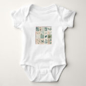 Elegante Natuur patchwork Romper (Voorkant)