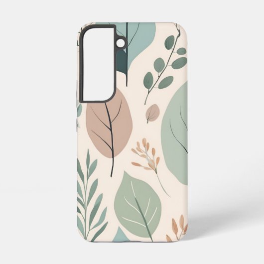 Elegante Natuur patchwork Samsung Galaxy Hoesje (Achterkant)