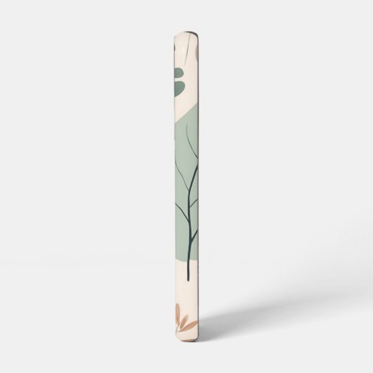 Elegante Natuur patchwork Samsung Galaxy Hoesje (Linkerkant)