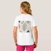 Elegante Natuur patchwork T-shirt (Achterkant volledig)