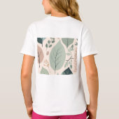 Elegante Natuur patchwork T-shirt (Achterkant)