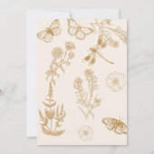 Elegante Natuur-thema verjaardag Kaart (Achterkant)