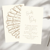 Elegante natuurlijke clam shell boeken voor Baby s Informatiekaartje