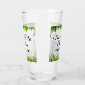 Elegante natuurlijke varens romantische bladeren b glas (Links)