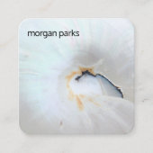 Elegante Nautilus Shell Tropical Vierkante Visitekaartje (Voorkant)