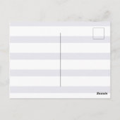 Elegante nautische bruiloft dank u briefkaart (Achterkant)