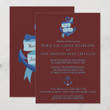 Elegante nautische jacht bestemmingsbruiloft