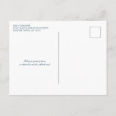 Elegante Nautische Sneeuwvlokken & Elementen Foto Feestdagenkaart (Achterkant)