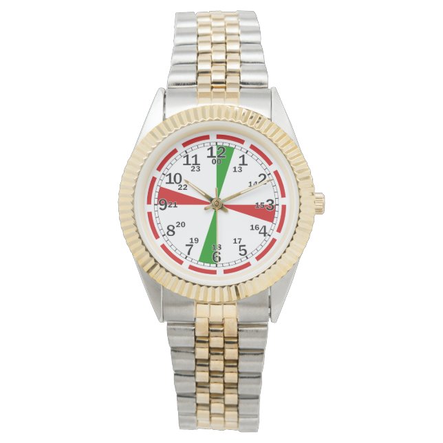 Elegante Nautische SOS Klok  Maritieme Charm Horloge (Voorkant)