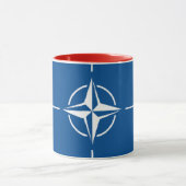 Elegante Navo-vlag bedekt Mok (Midden)