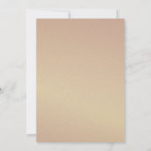 Elegante Navy blauw en goud we doen bruiloft Kaart (Achterkant)