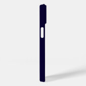 Elegante Navy Blauwe gepersonaliseerde naam Case-Mate iPhone Case (Achterkant / Rechts)