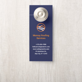 Elegante Navy Blauwe, Gouden & Witte Dakdekkersbed Deurhanger