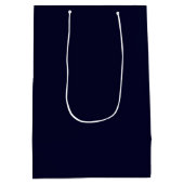 Elegante Navy Blauwe Persoonlijke Naam Cadeautas (Achterkant)