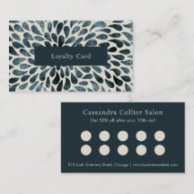 Elegante Navy Blue Abstract Modern
