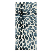 Elegante Navy Blue Abstract Modern Reclamekaart (Achterkant)