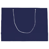 Elegante  Navy Blue Bachelorette Gift Bag Groot Cadeauzakje (Achterkant)