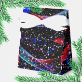 Elegante Navy Glittery Stars, Blauw, Rood Roze Ker Bedankdoosjes