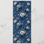 Elegante Navy Menukaart Sjabloon (Achterkant)