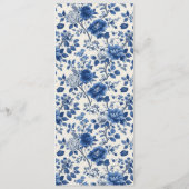 Elegante Navy Menukaart Sjabloon (Achterkant)