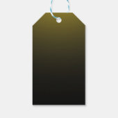 elegante negro de plumas con gracias cadeaulabel (Achterkant)