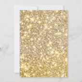 Elegante neon Gold Black retro Sweet 16th Birthday Bedankkaart (Achterkant)